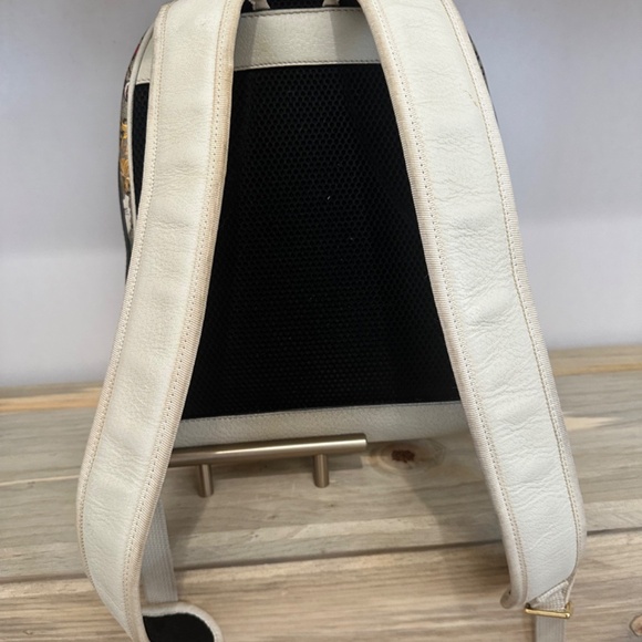 Gucci GG Supreme Monogram Flora Web Small Ophidia Day Backpack White - Picture 8 of 11